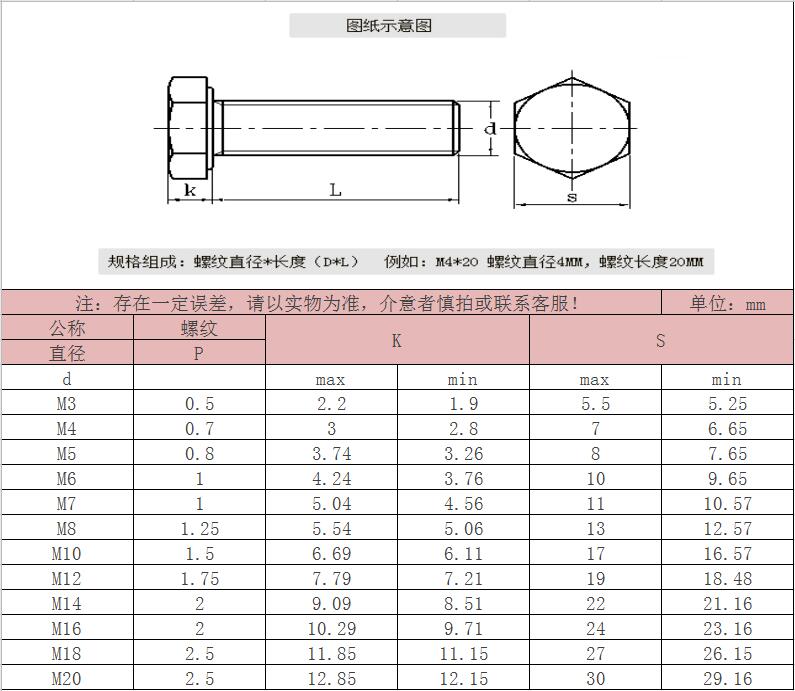 不銹鋼螺栓生產廠家